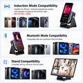360° Wireless Bluetooth Speaker & Phone Stand with RGB Light
