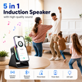 360° Wireless Bluetooth Speaker & Phone Stand with RGB Light
