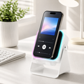 360° Wireless Bluetooth Speaker & Phone Stand with RGB Light