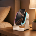 360° Wireless Bluetooth Speaker & Phone Stand with RGB Light