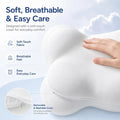 CloudAlign™ Ergonomic Memory Foam Pillow for Neck Pain Relief | Cervical Support for Side, Back & Stomach Sleepers